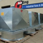 Roof vent fans with cowlings
