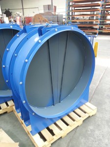 Mining Ventilation, VOD, Non-counterweight, Directional Arrows, Non-return Damper, Self Closing, Heavy Duty Damper