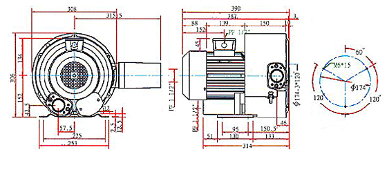 Side Channel Blower HB-3315