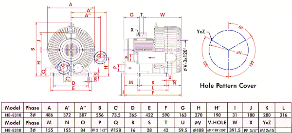 Side Channel Blower HB-8310