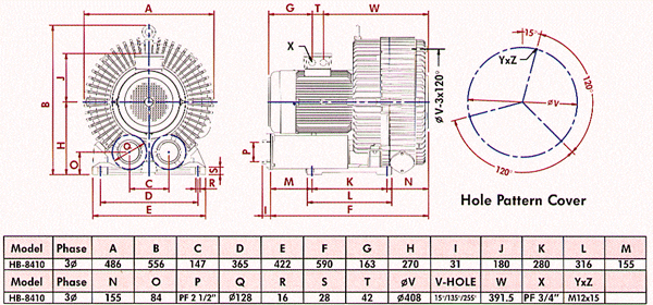 Side Channel Blower HB-8410