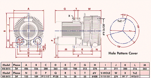 Side Channel Blower HB-8415