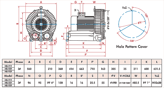 Side Channel Blower HB-919