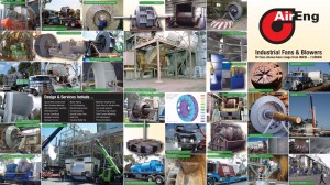 Large Centrifugal and Axial Fan Collage, Mixed Flow