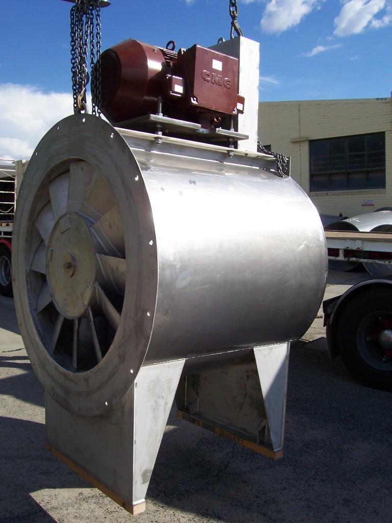 Stainless Steel, Adjustable Pitch, Fixed Pitch, High Temperature, Arrangement 2, Axial Flow Fan