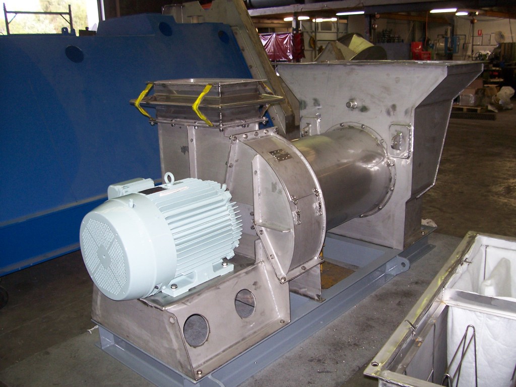 Inlet Box and Inlet Filter, Sand Attenuator, Flexible Connection, Stainless Steel, Direct Drive Fan