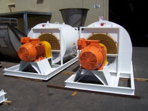 Drag Line Cooler, Arrangement 3, DIDW, Supply Air Fan, Cooling Fan, Glass Manufacture