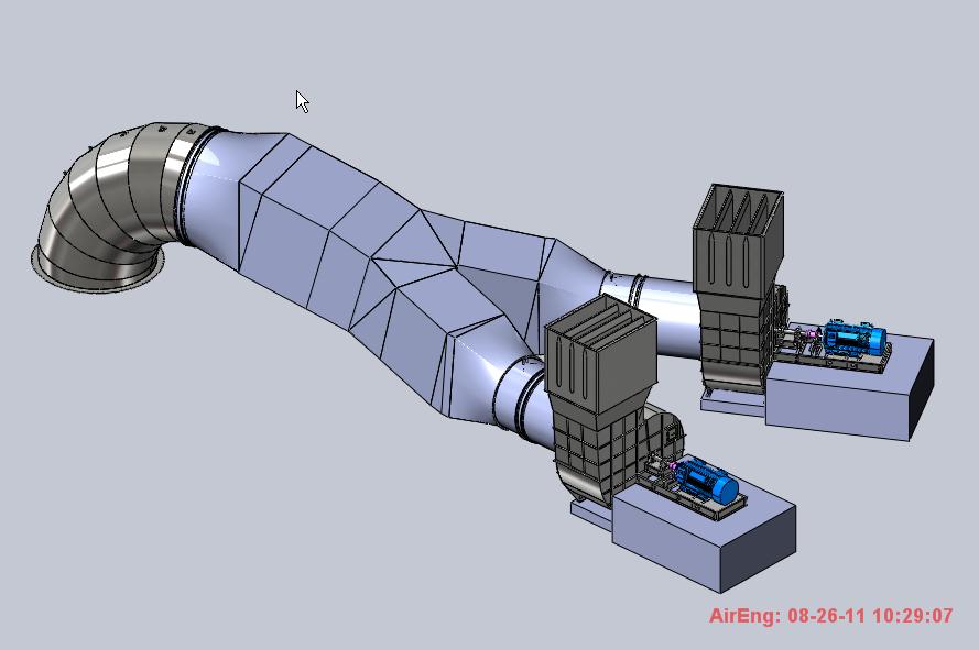 Mine Primary Air Fan with standby - iso