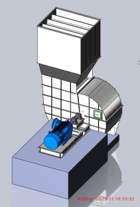 Coal Mining, Coal Mining Exhaust Fan, Split Casing, Outlet Silencer