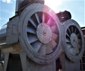 What are the different types of industrial fans?