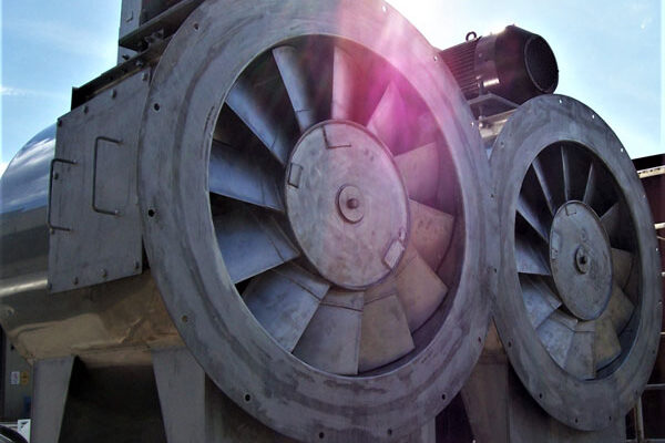 What are the different types of industrial fans?